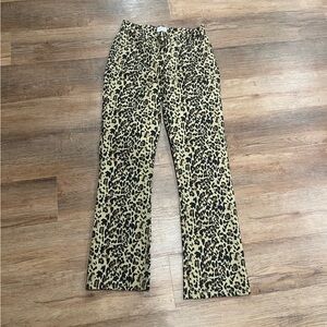 J. Crew Animal Print Trousers